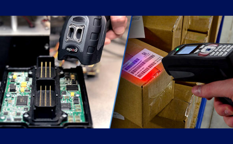  Both barcode and RFID readers are used in integrated intelligent manufacturing solutions. 