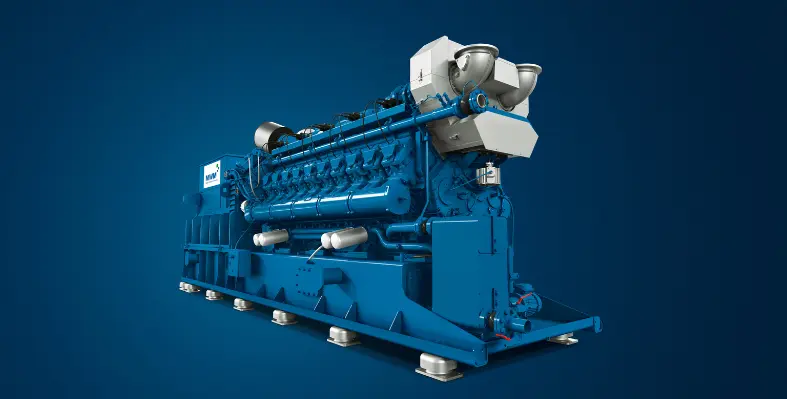 The TCG 3020 V20 gas genset.