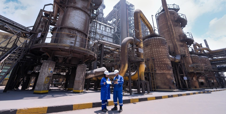 Over the past few years, EMSTEEL has rolled out more than 30 AI-powered solutions. (Image source: EMSTEEL) Emsteel_facility
