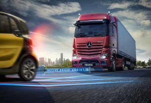 Mercedes-Benz became the first manufacturer to introduce the anti-lock braking system (ABS) for trucks. (Image source: Mercedes-Benz)