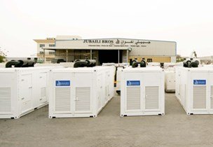 A new diesel generator will be among the highlights on Jubaili Bros stand. (Image source: Jubaili Bros)