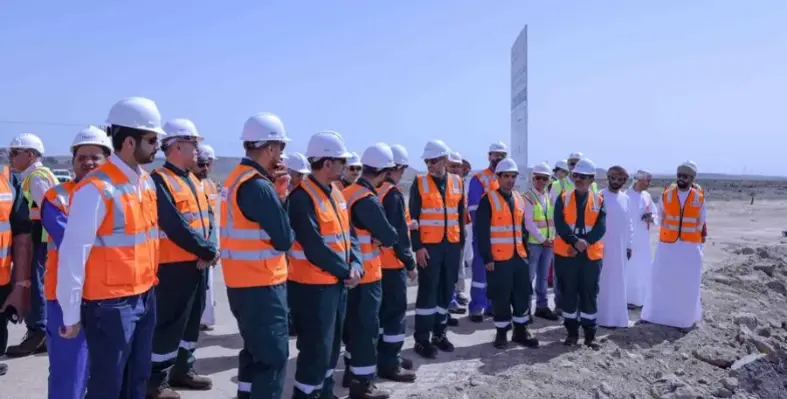 Contractors on site. 