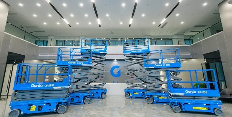 The new scissor lift range from Genie.