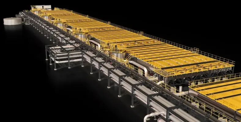 An image of a solvent extraction plant.