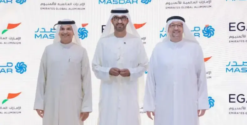 EGA and Masdar leadership. 