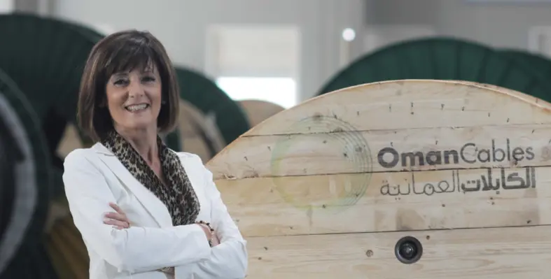 Cinzia Farisè, newly appointed chairman of the board of Oman Cables. 